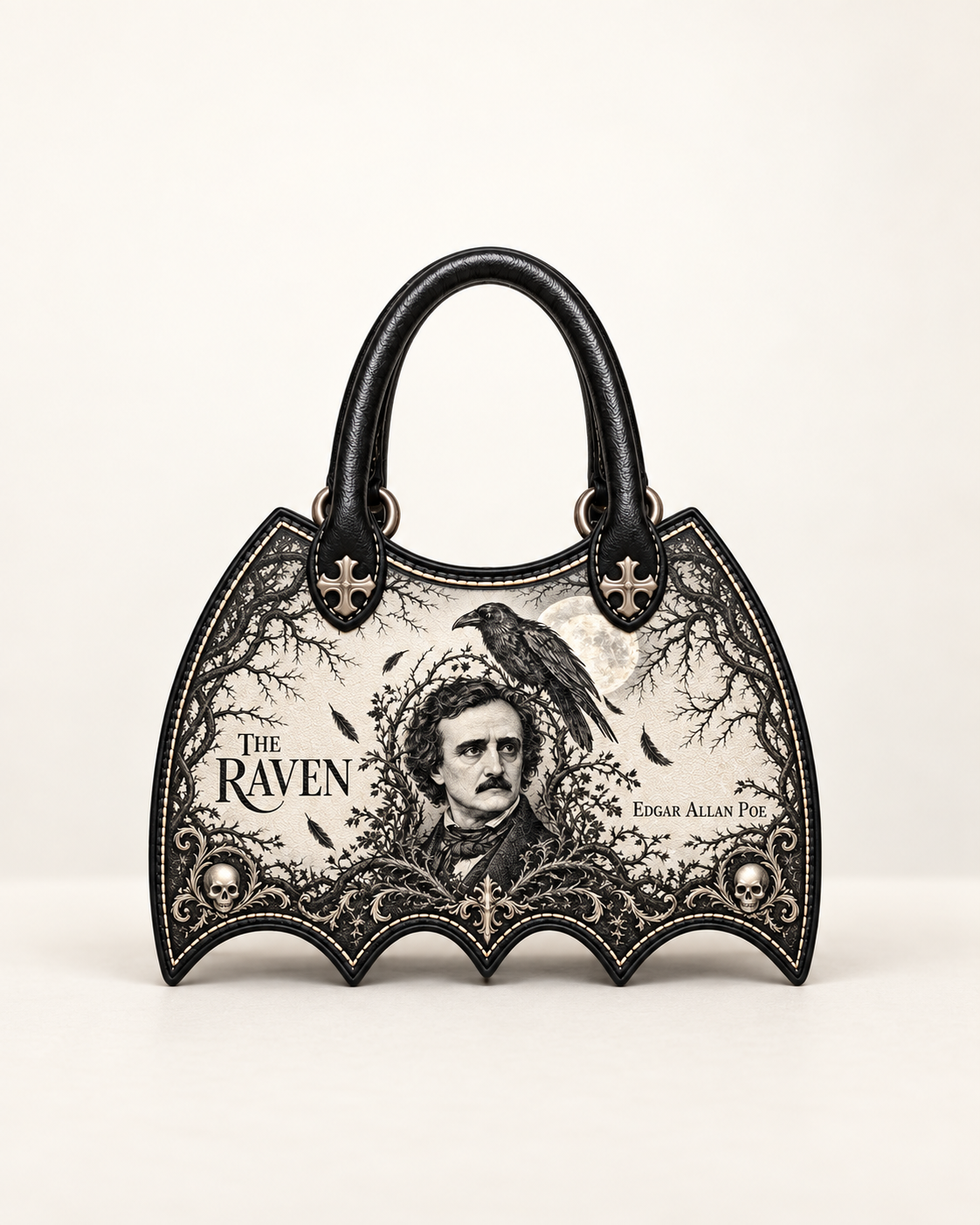 "The Raven" Bat Wing Handbag