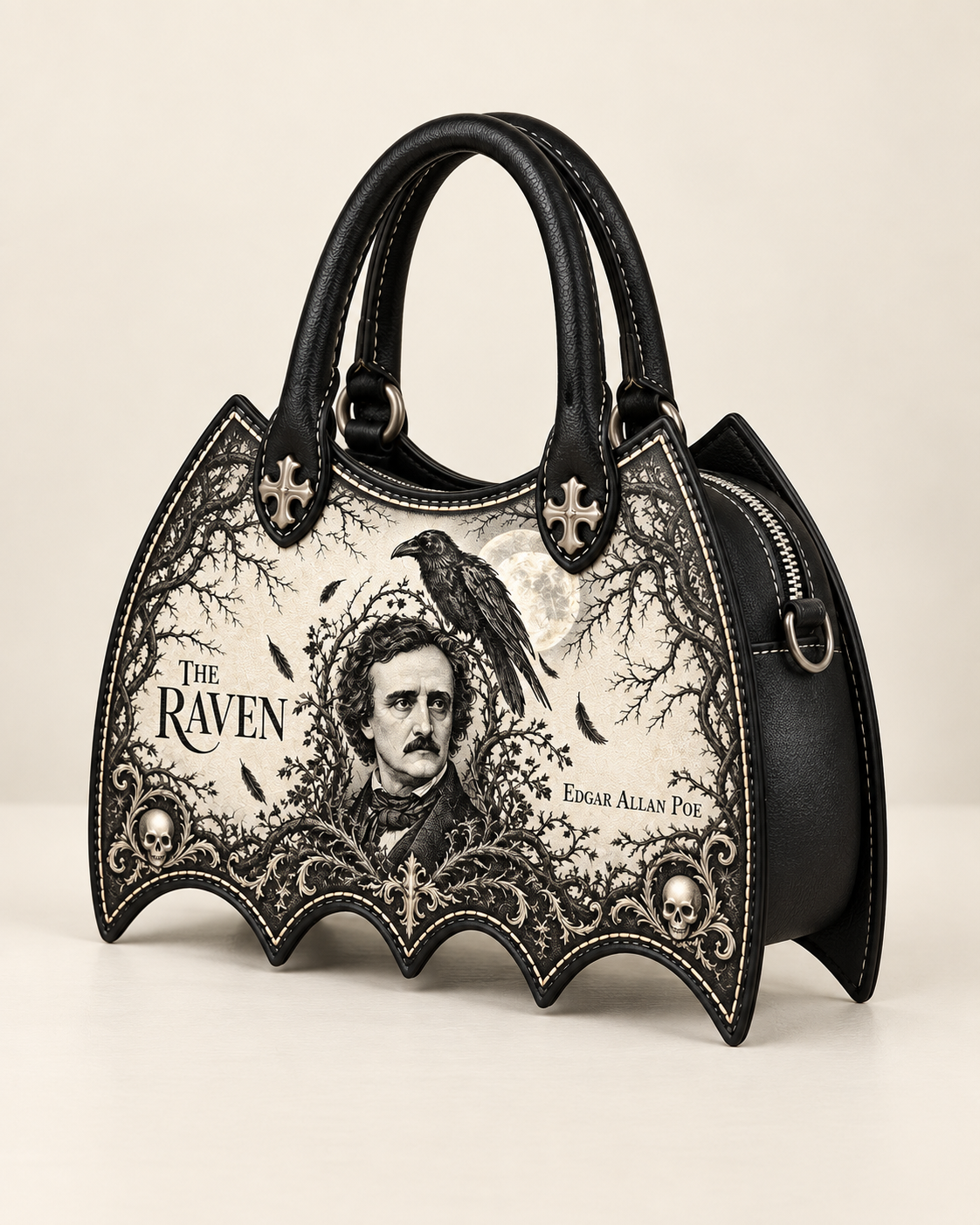 "The Raven" Bat Wing Handbag