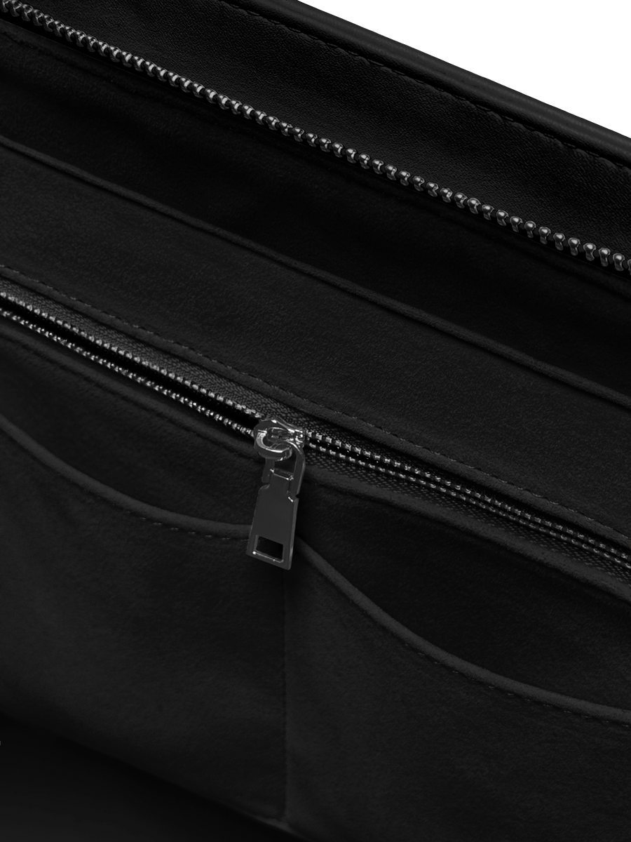 "The Raven" - Black Interior - Small Leather Handbag