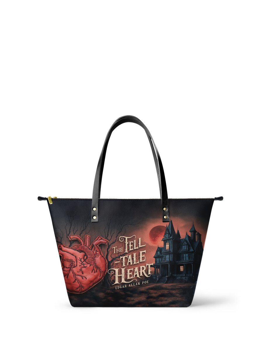 "The Tell-Tale Heart" Leather Tote Bag