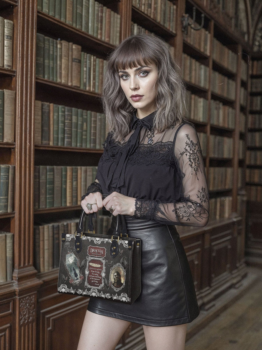 "The Dracula" Small Leather Handbag