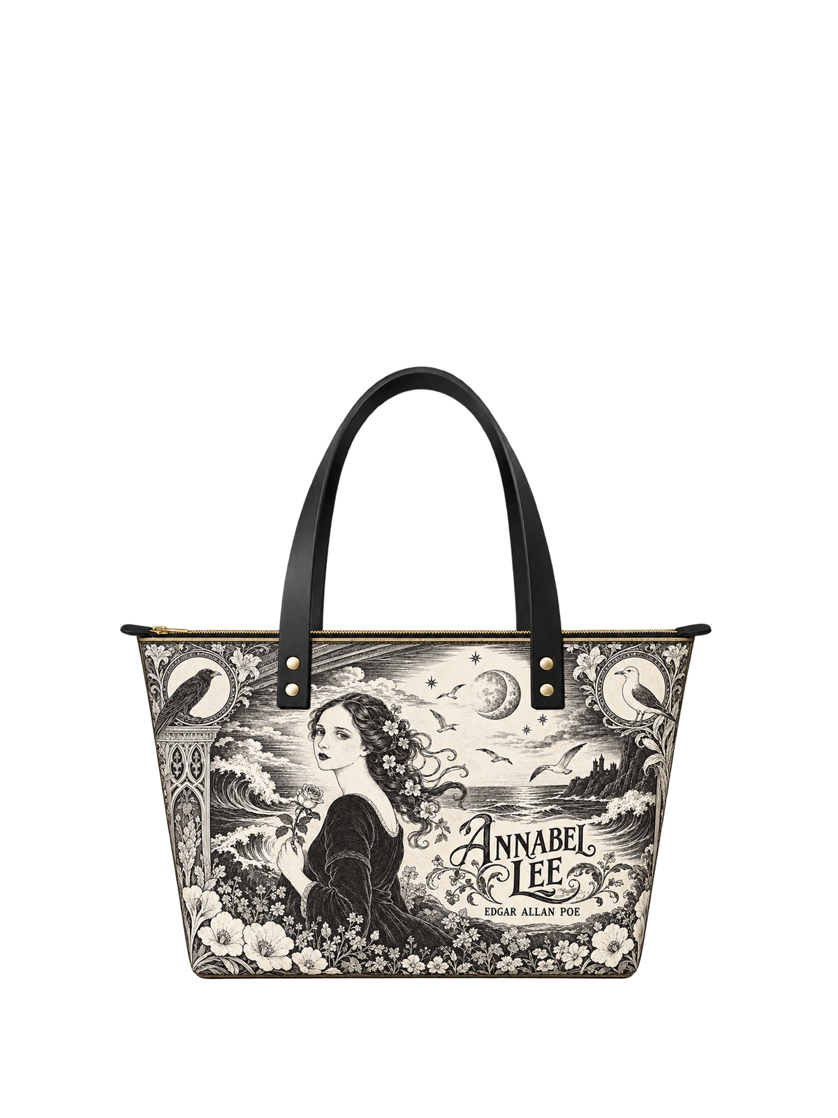 "Annabel Lee" Leather Tote Bag