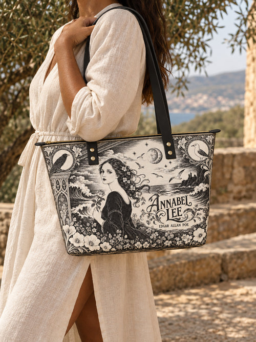 "Annabel Lee" Leather Tote Bag