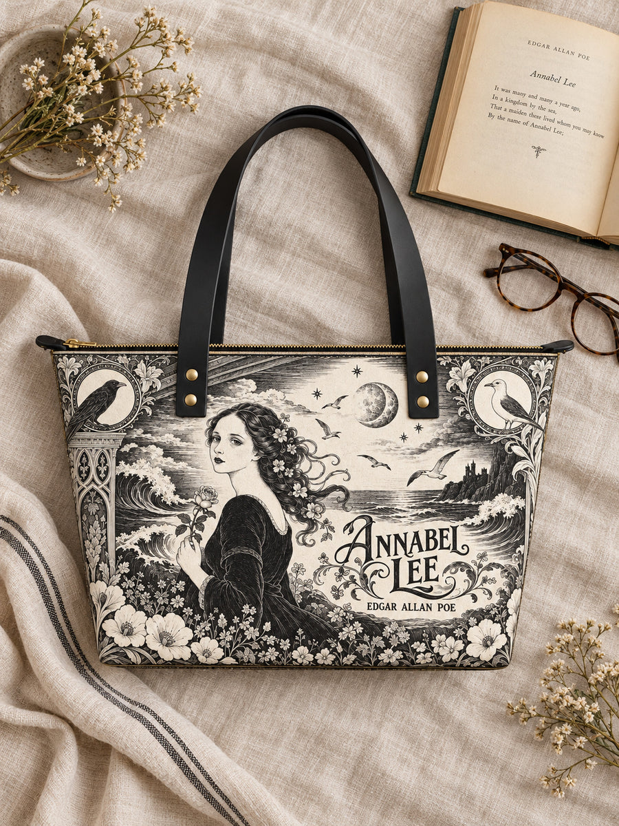"Annabel Lee" Leather Tote Bag