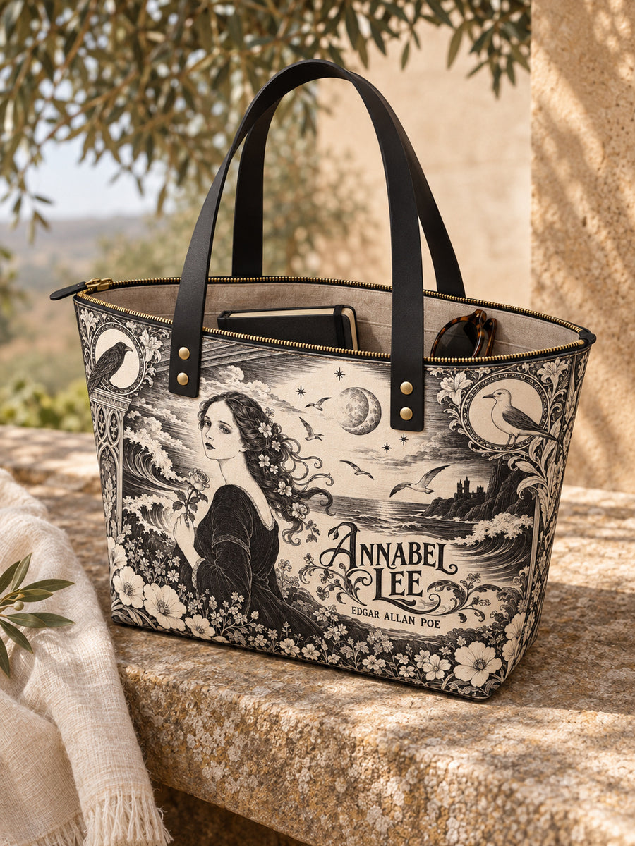"Annabel Lee" Leather Tote Bag