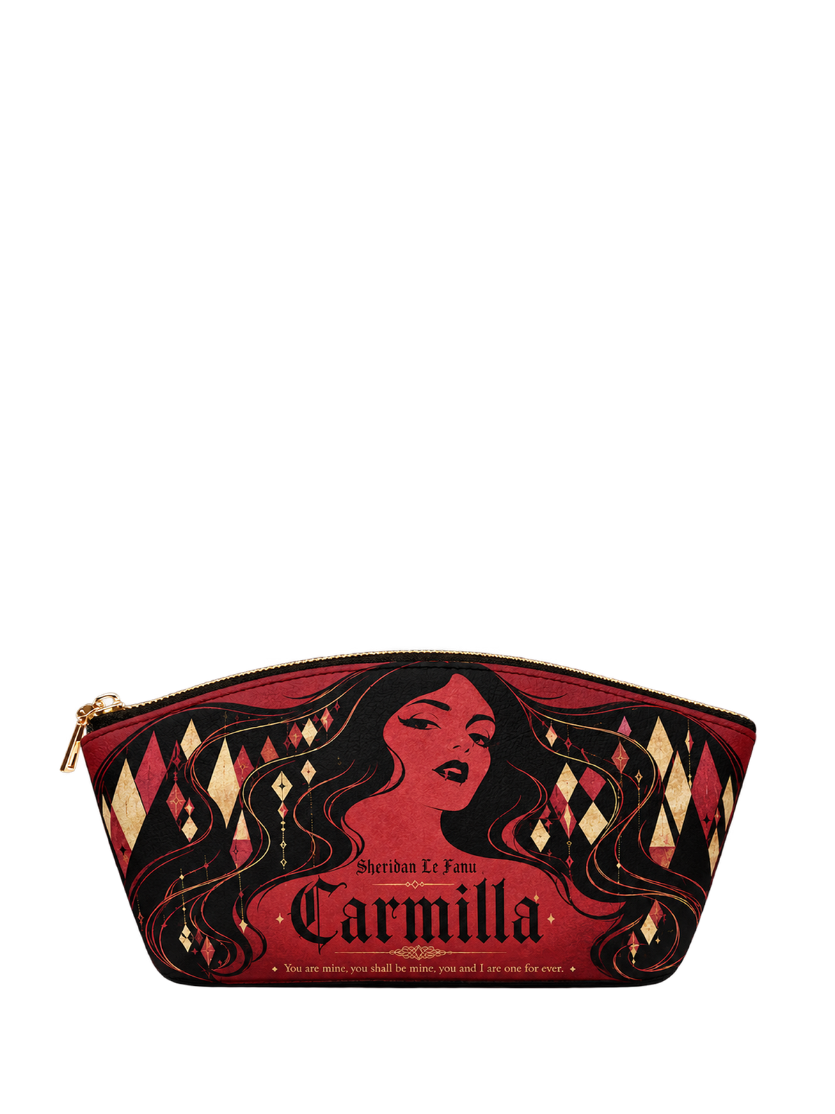 "Carmilla" Crimson Bride Eclipse Makeup Bag