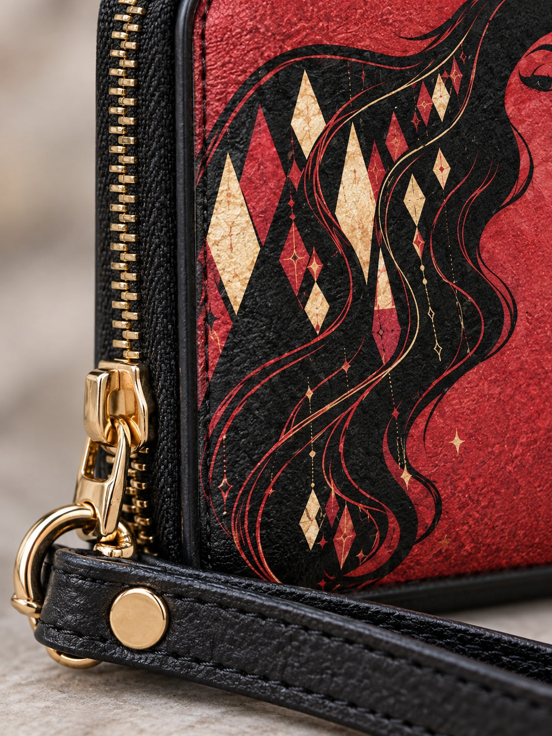 "Carmilla" Crimson Bride Long Wallet