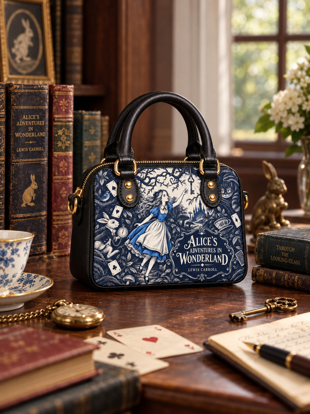 "Down The Rabbit Hole" Mini Satchel