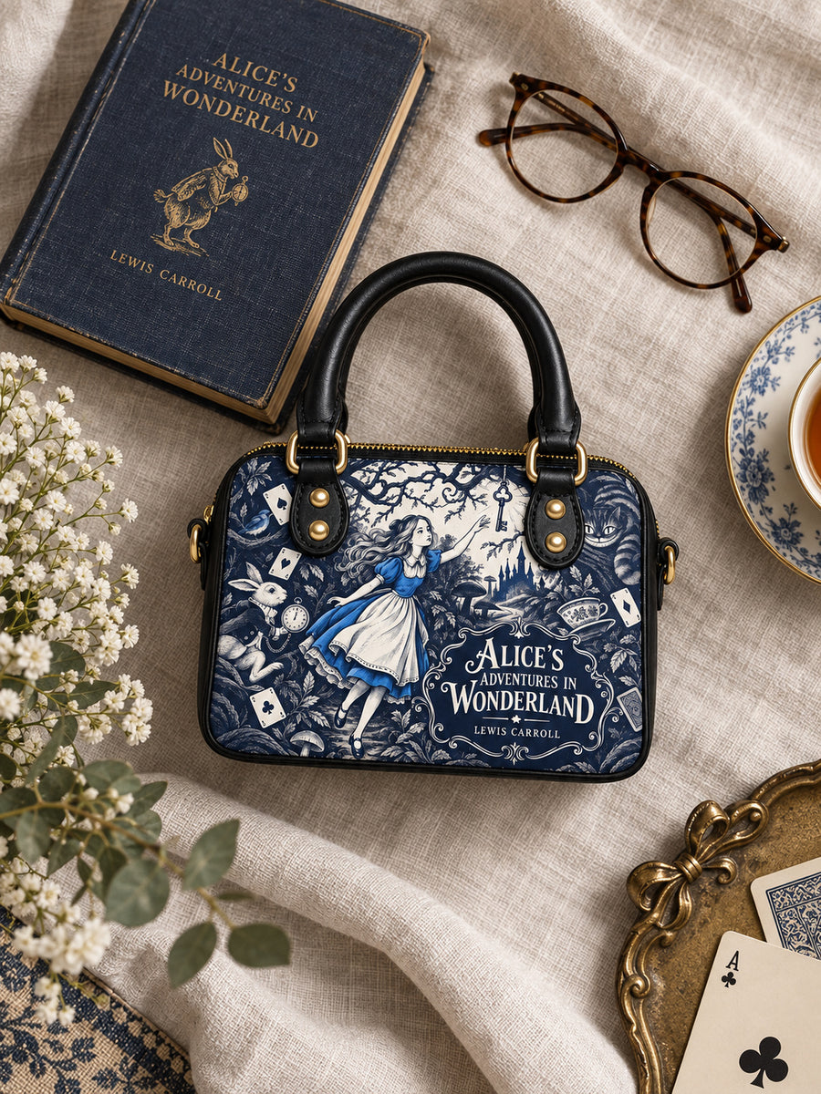 "Down The Rabbit Hole" Mini Satchel