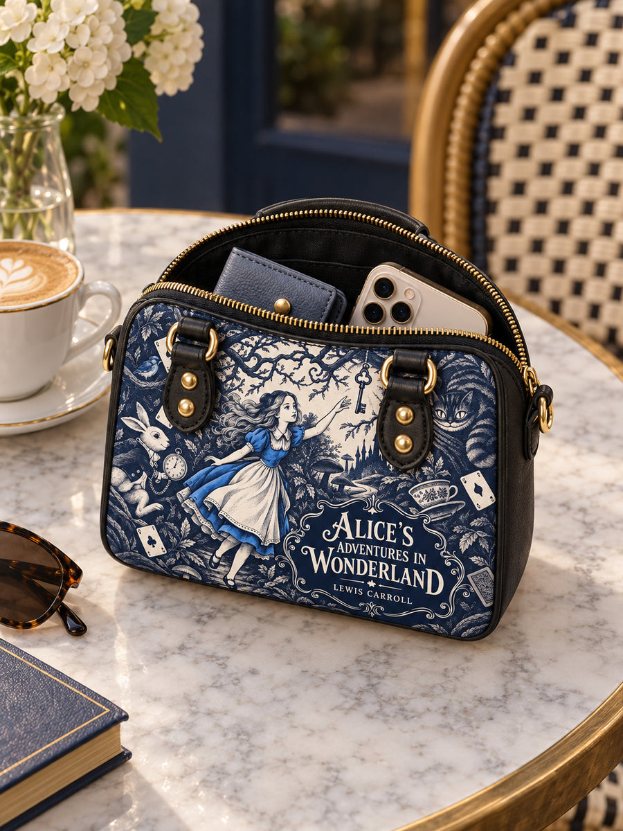 "Down The Rabbit Hole" Mini Satchel