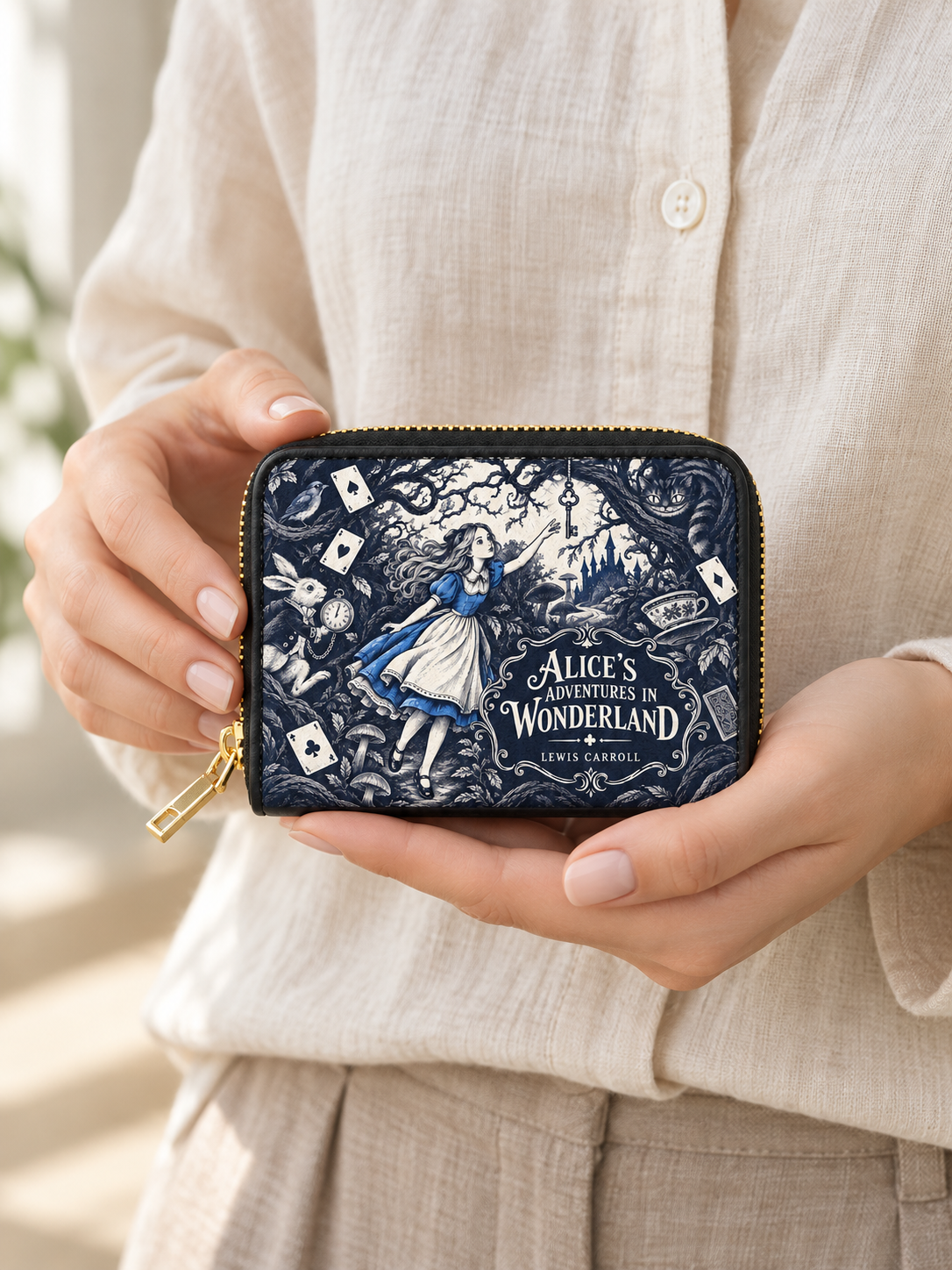 "Down The Rabbit Hole" Mini Wallet