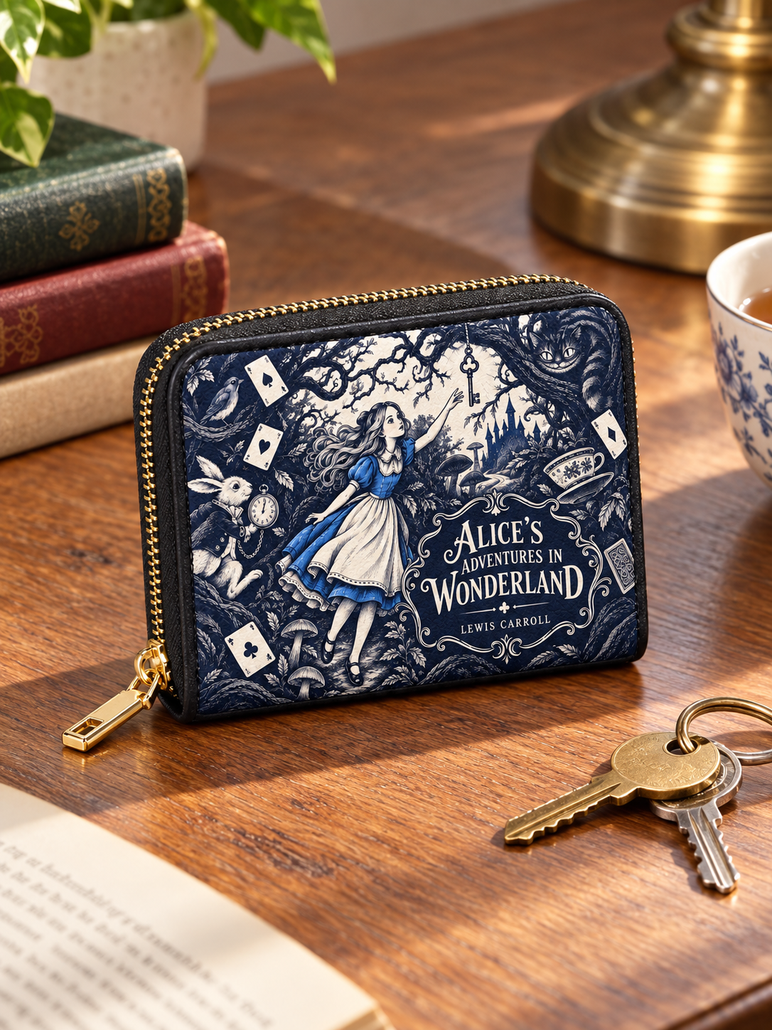 "Down The Rabbit Hole" Mini Wallet