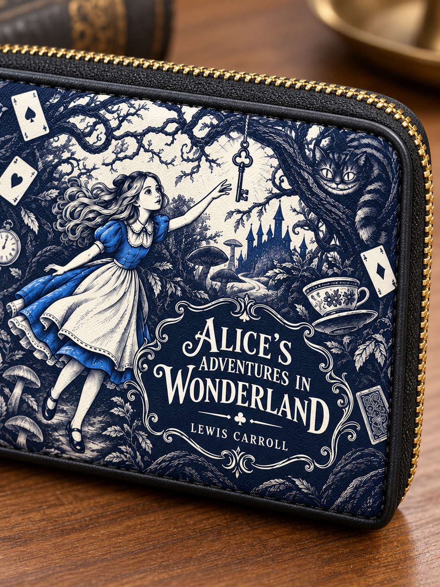 "Down The Rabbit Hole" Mini Wallet