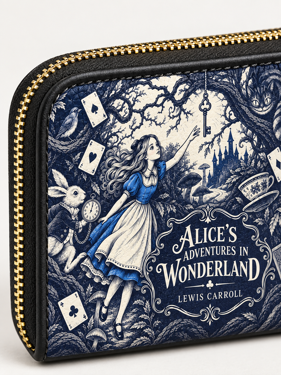 "Down The Rabbit Hole" Mini Wallet