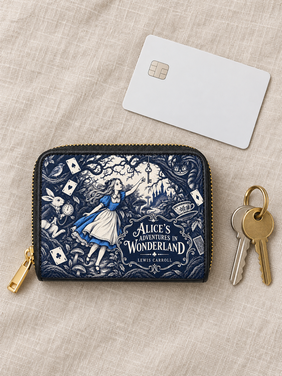 "Down The Rabbit Hole" Mini Wallet