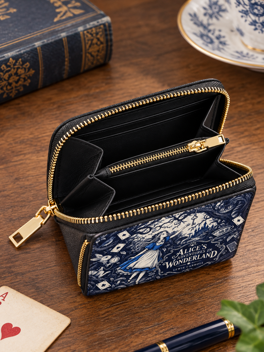 "Down The Rabbit Hole" Mini Wallet