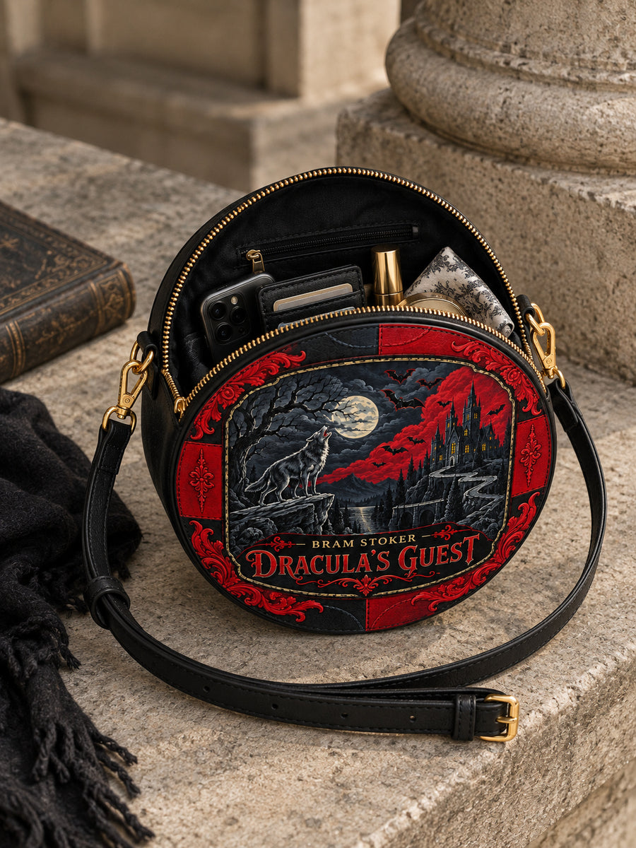 "Dracula's Guest" Circle Crossbody Bag