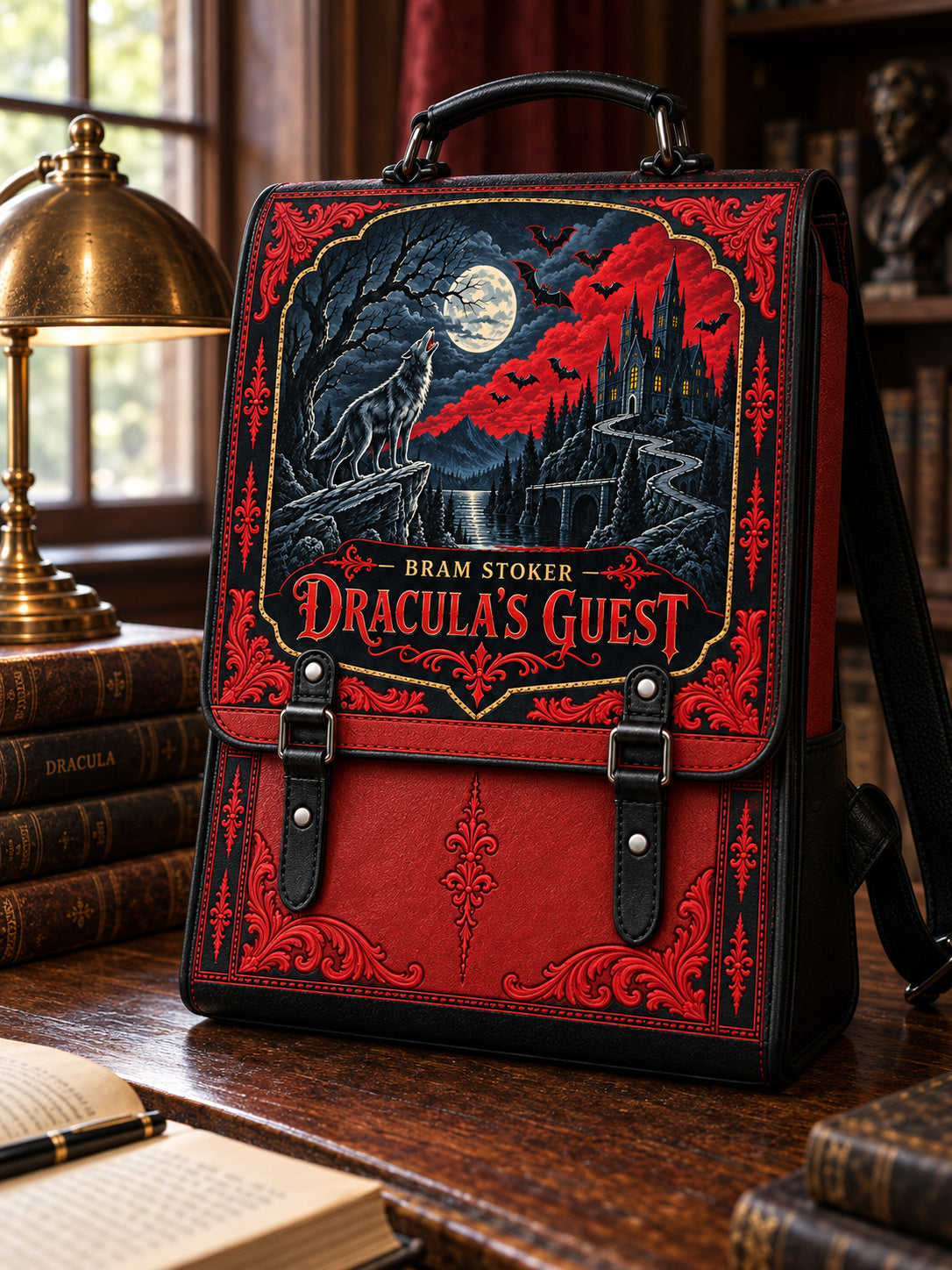 "Dracula's Guest" Leather Backpack