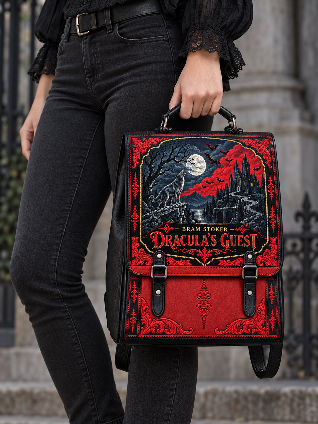 "Dracula's Guest" Leather Backpack