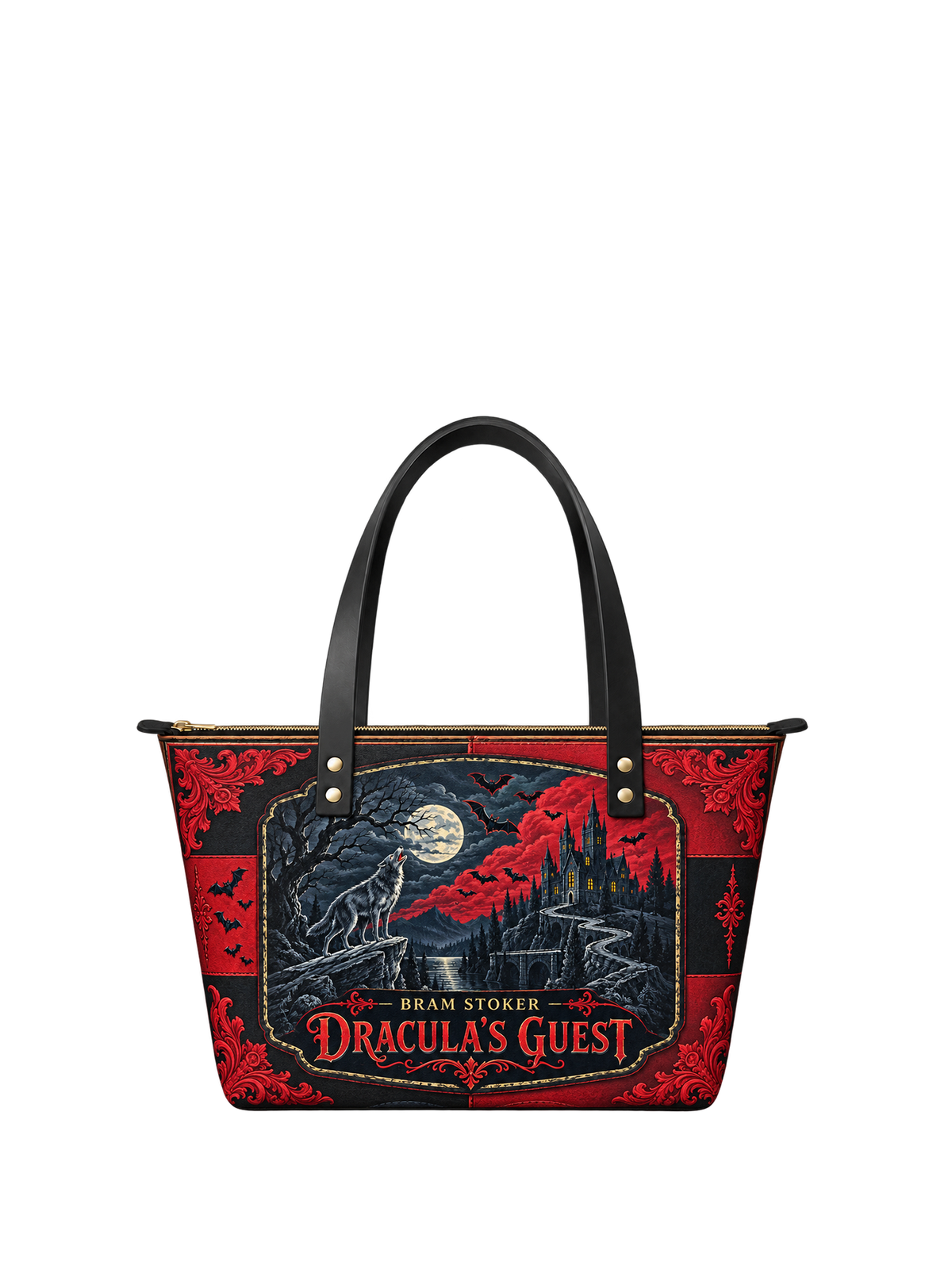 "Dracula's Guest" Leather Tote Bag