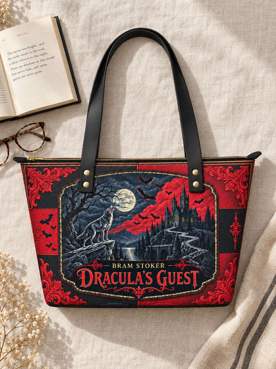 "Dracula's Guest" Leather Tote Bag
