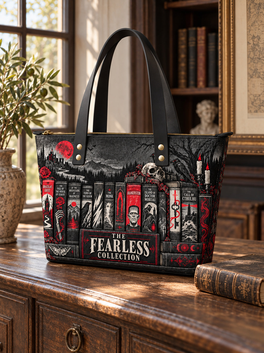 "The Fearless Collection" Leather Tote Bag