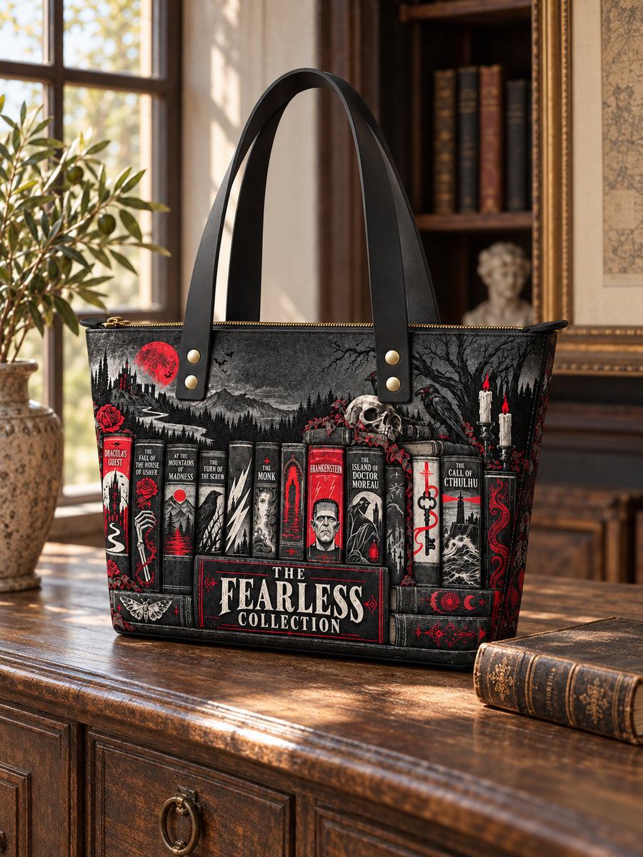 "The Fearless Collection" Leather Tote Bag
