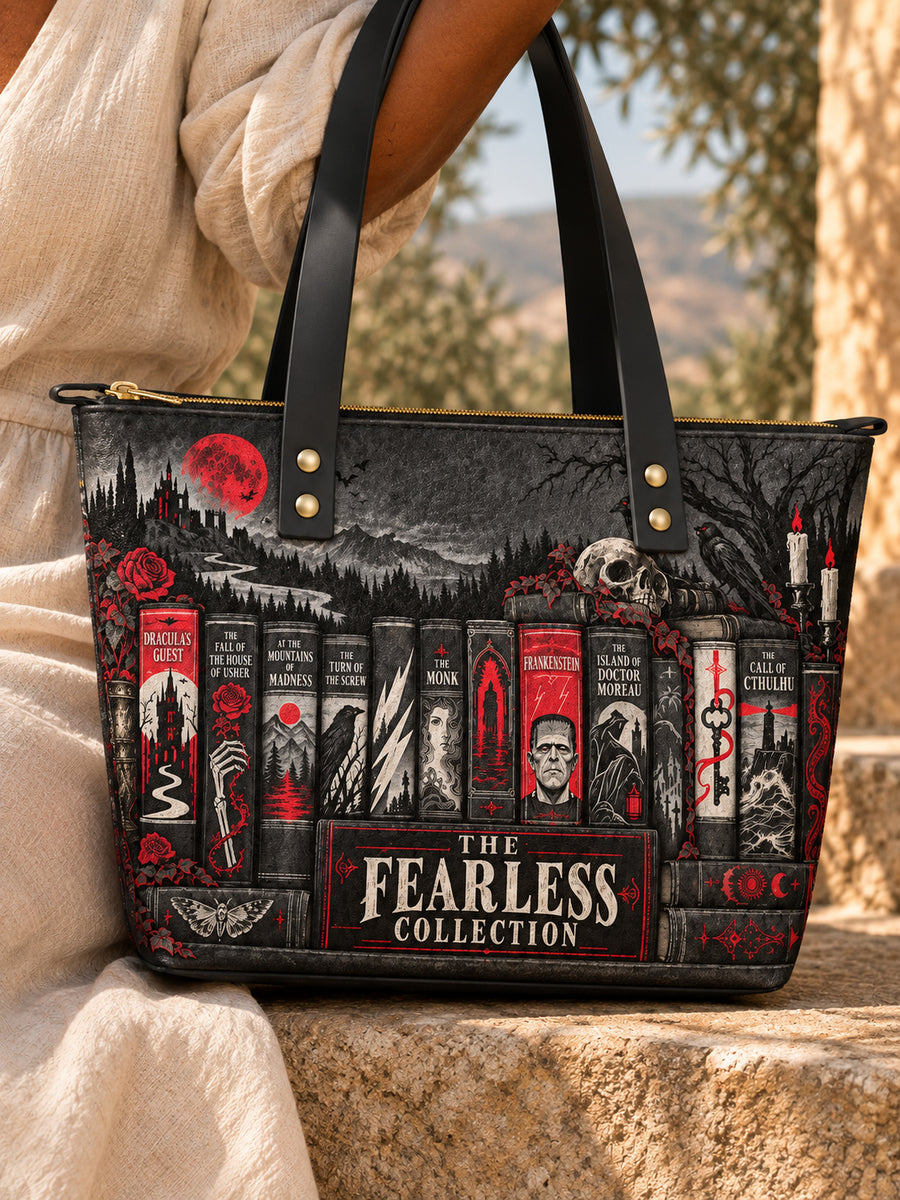 "The Fearless Collection" Leather Tote Bag