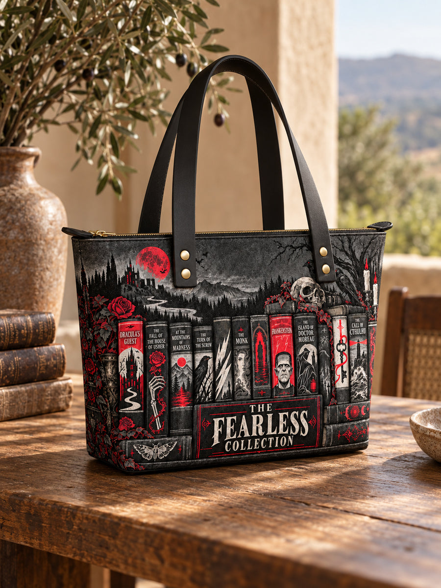 "The Fearless Collection" Leather Tote Bag