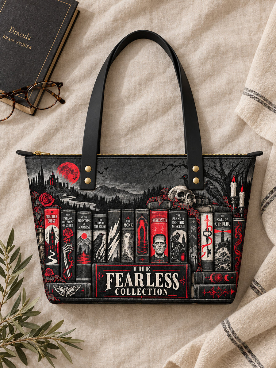 "The Fearless Collection" Leather Tote Bag