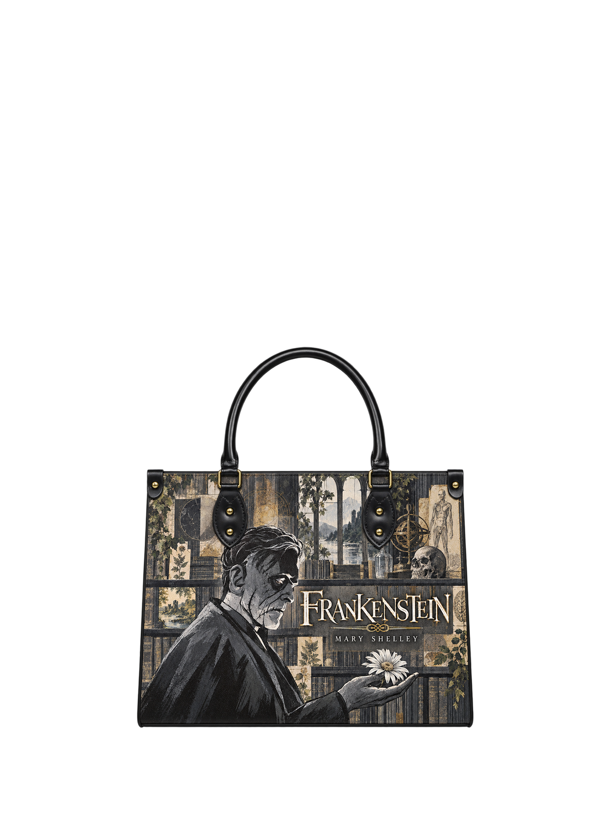 "Frankenstein" Ashes of Hope Leather Handbag