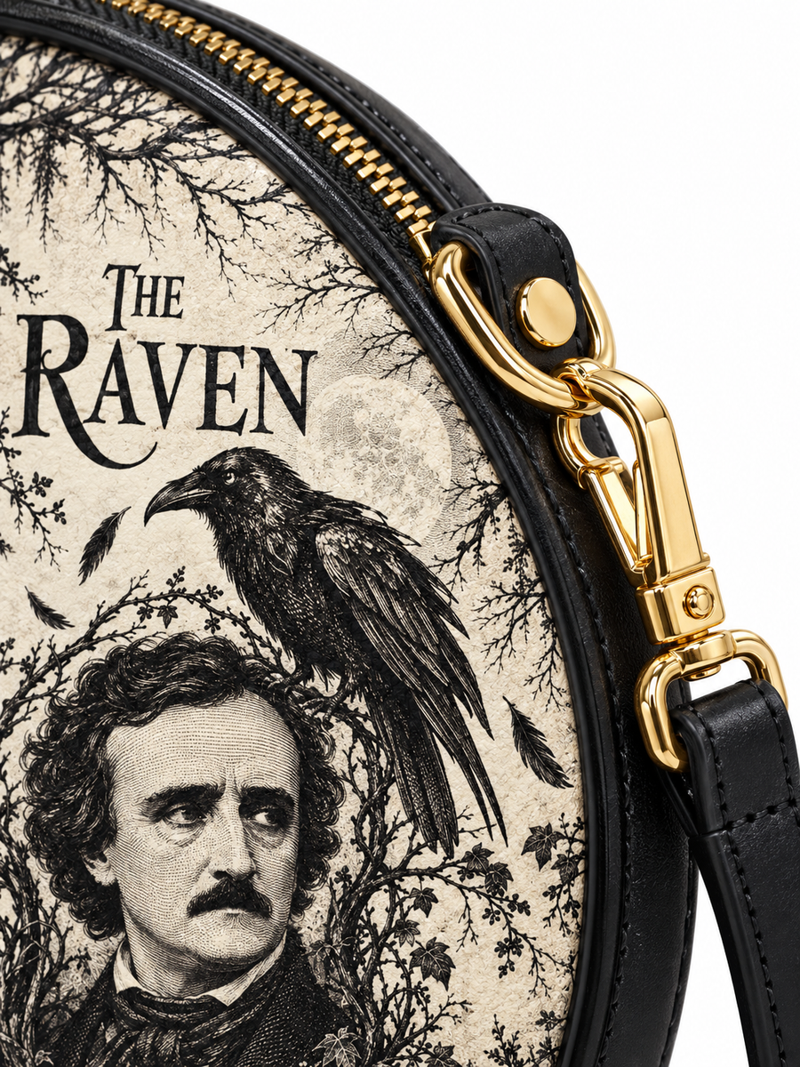 "The Raven" Circle Crossbody Bag
