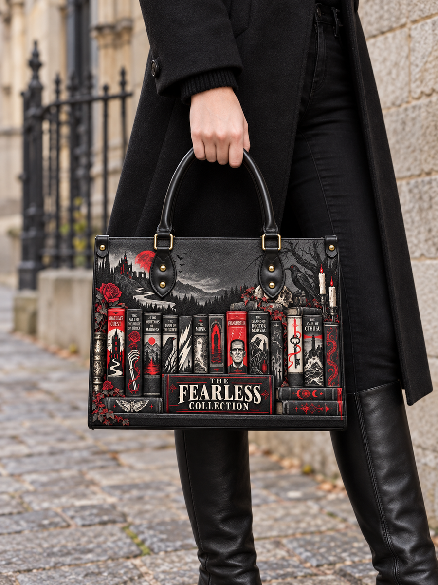 "The Fearless Collection" Leather Handbag