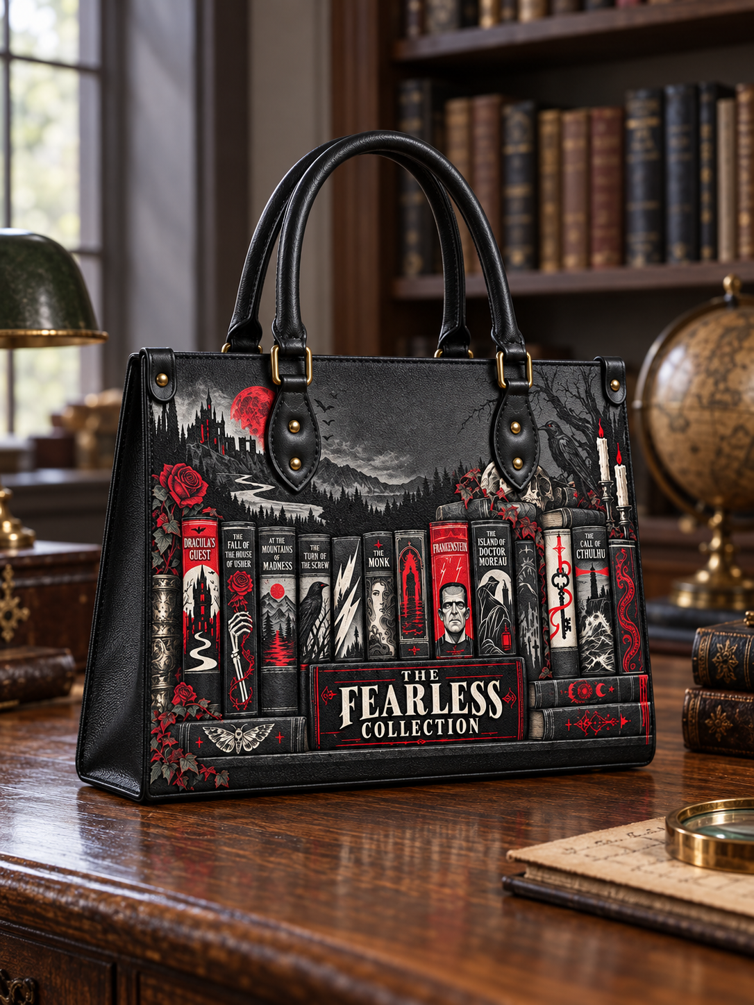 "The Fearless Collection" Leather Handbag