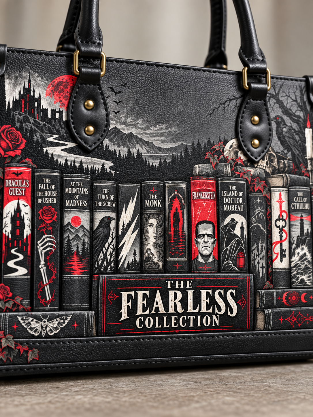 "The Fearless Collection" Leather Handbag
