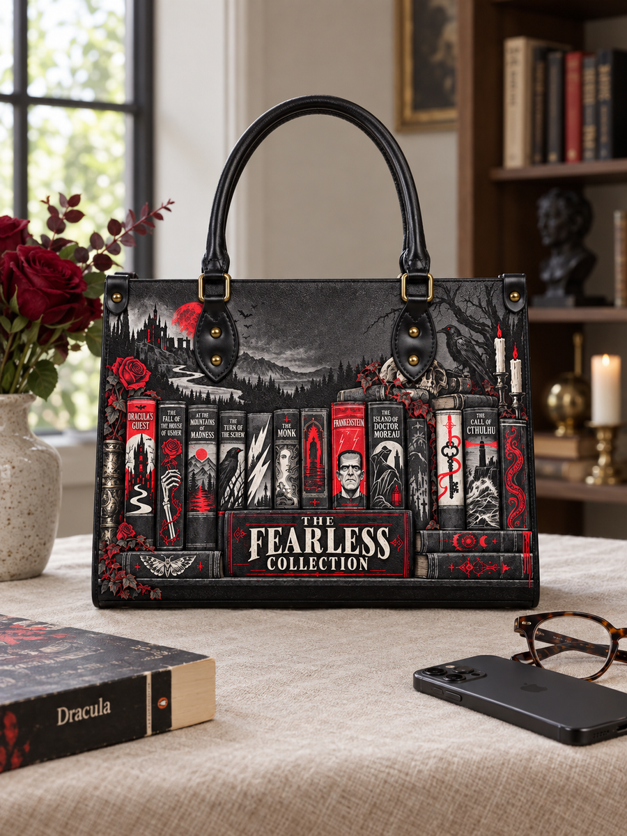 "The Fearless Collection" Leather Handbag