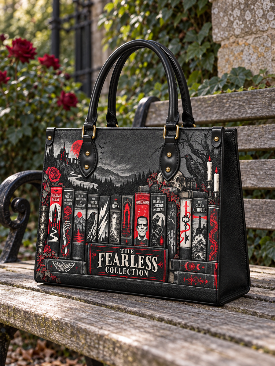 "The Fearless Collection" Leather Handbag