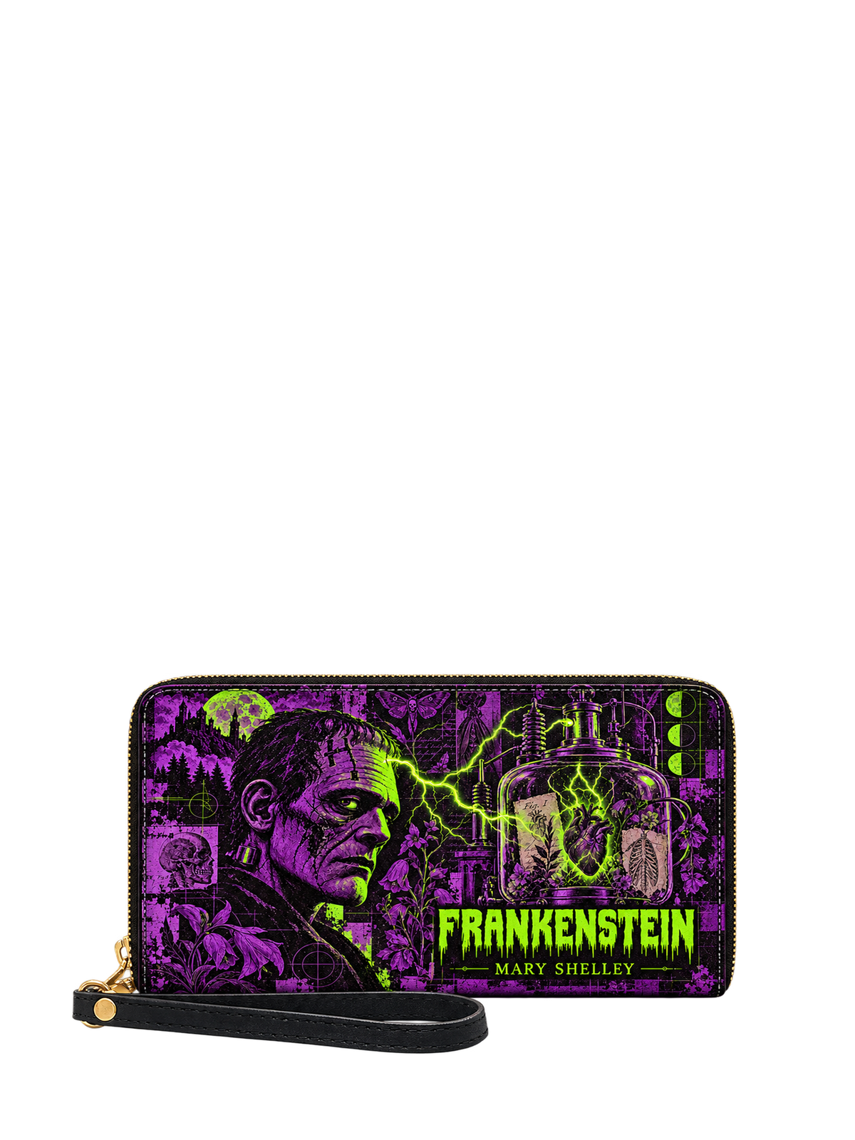 "Frankenstein" Lablight Violet Wallet