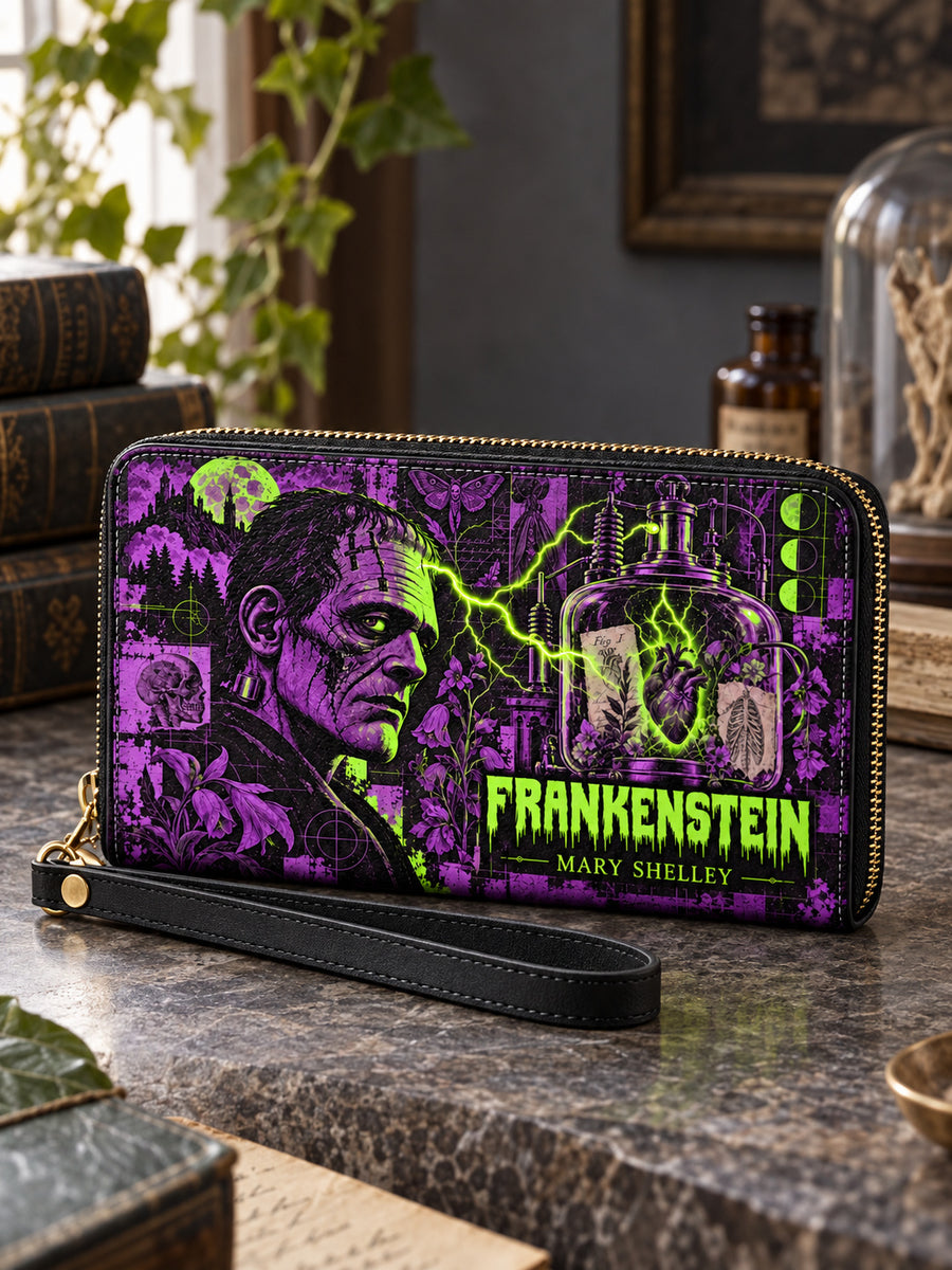 "Frankenstein" Lablight Violet Wallet