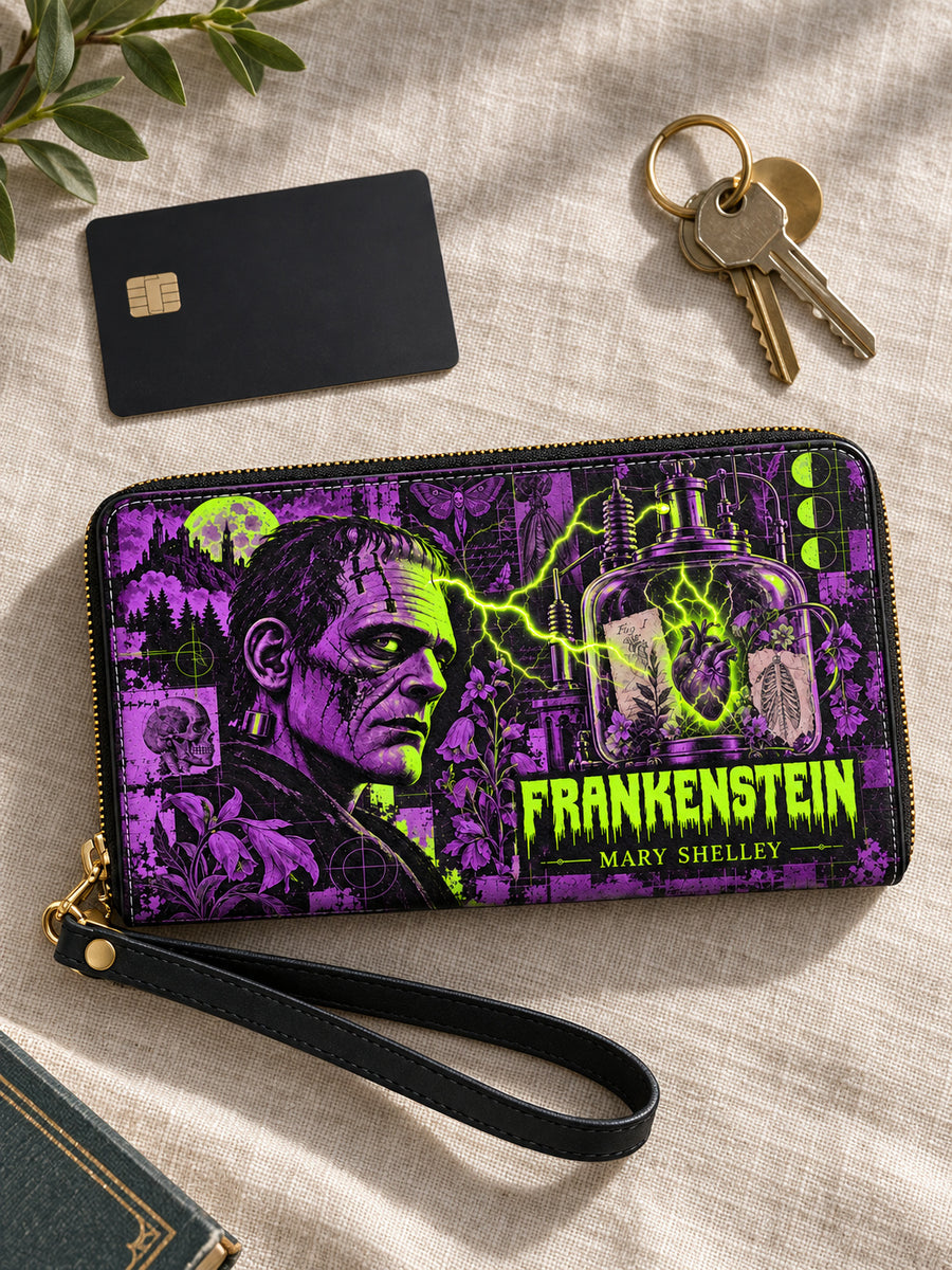 "Frankenstein" Lablight Violet Wallet