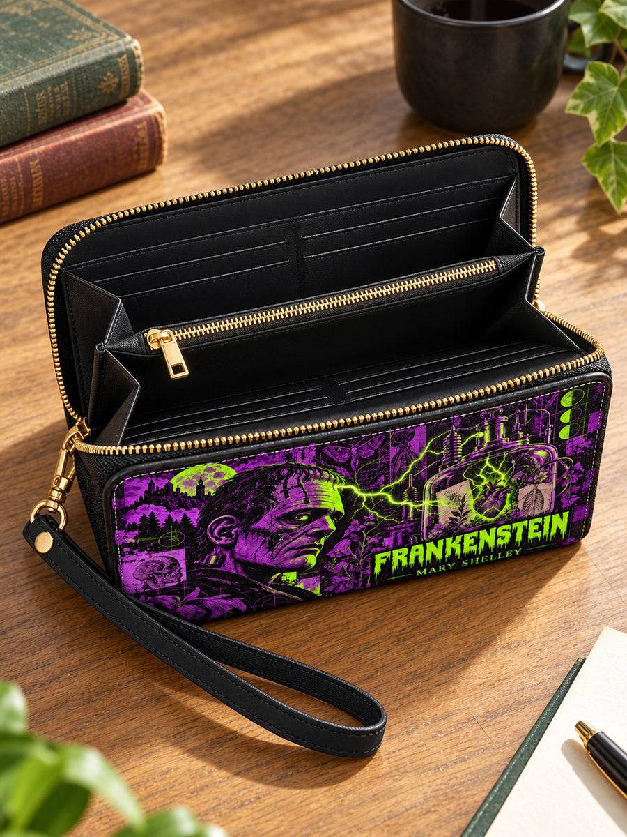 "Frankenstein" Lablight Violet Wallet