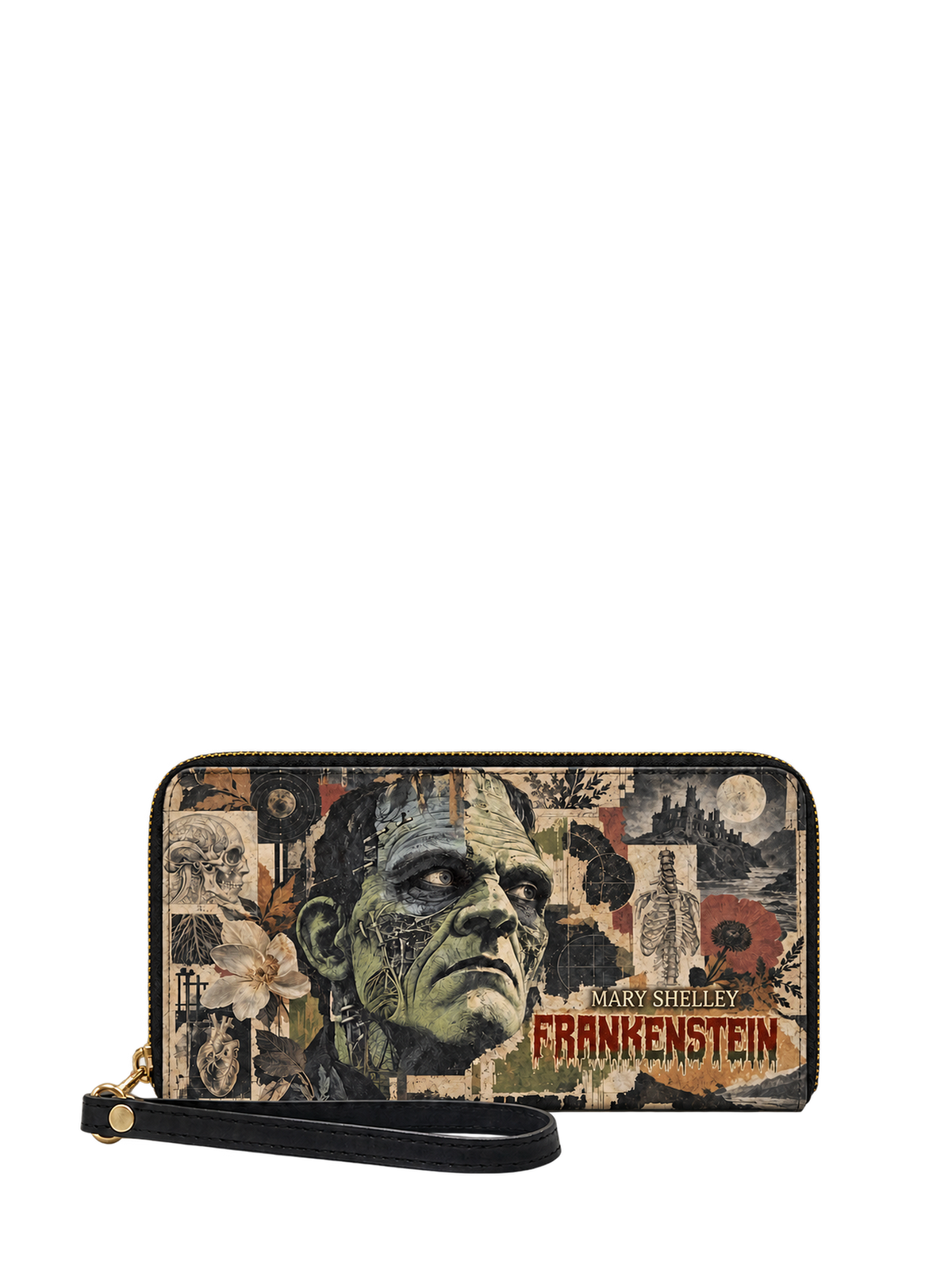 "Frankenstein" Old Parchment Wallet