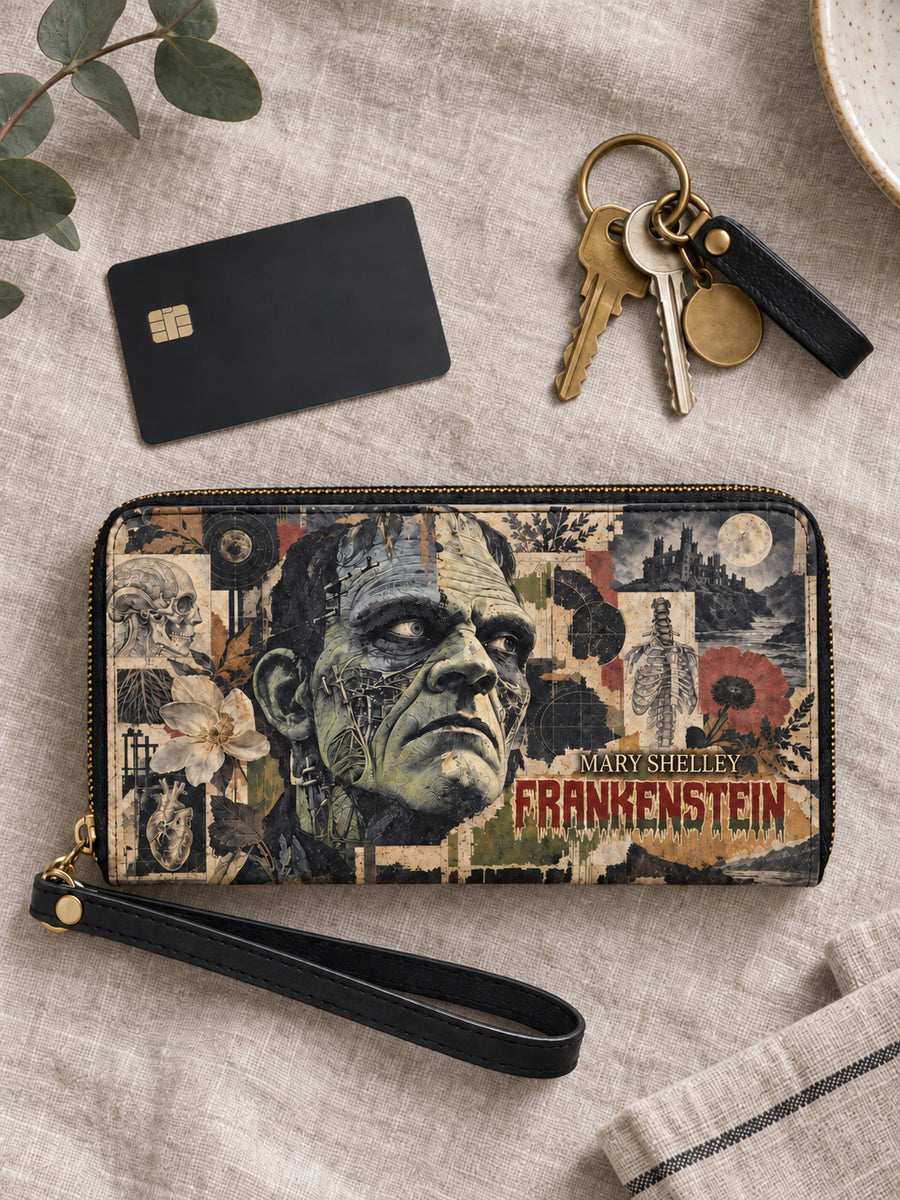"Frankenstein" Old Parchment Wallet