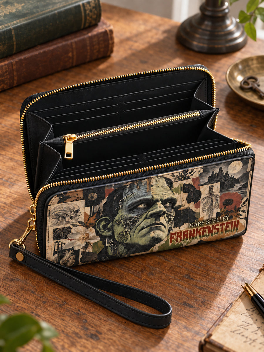 "Frankenstein" Old Parchment Wallet