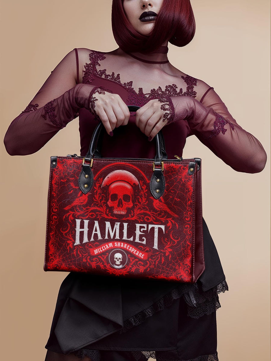 "Hamlet" The Red Room Leather Handbag