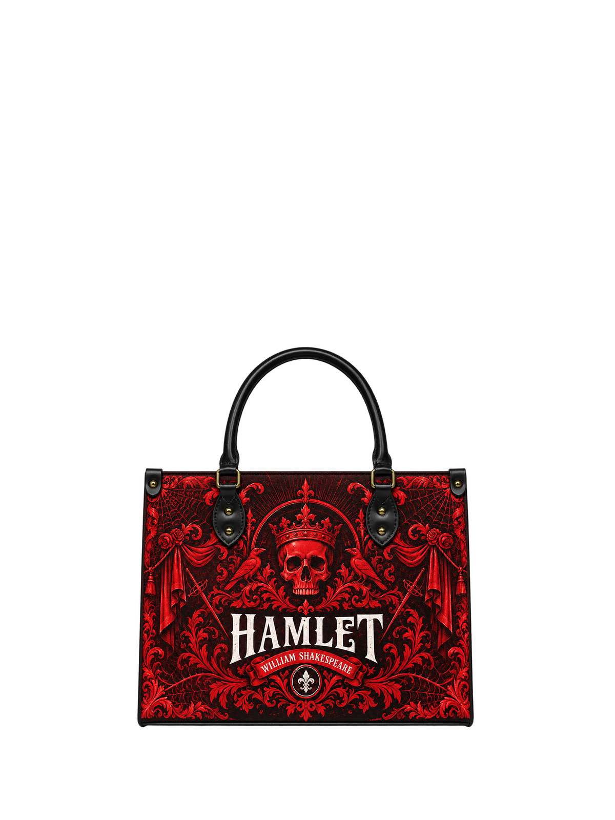 "Hamlet" The Red Room Leather Handbag