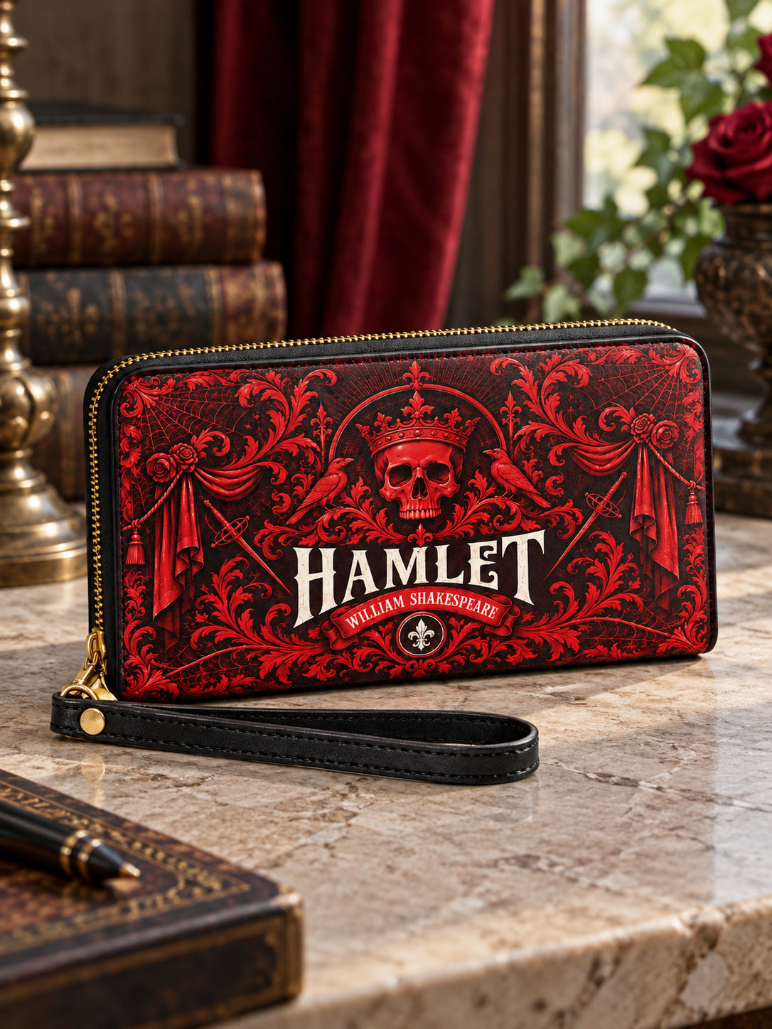 "Hamlet" The Red Room Wallet