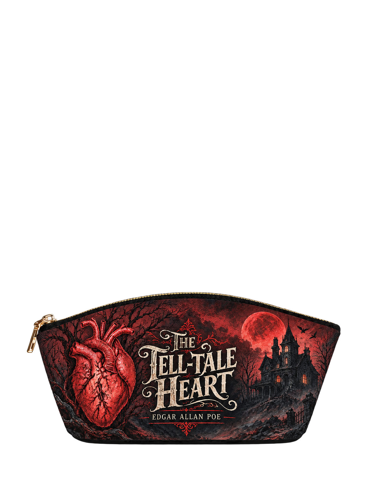 "The Tell-Tale Heart" Eclipse Makeup Bag