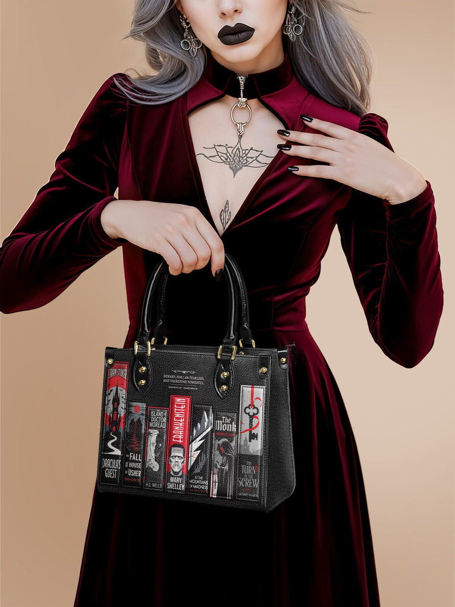 "The Fearless Collection" Small Leather Handbag