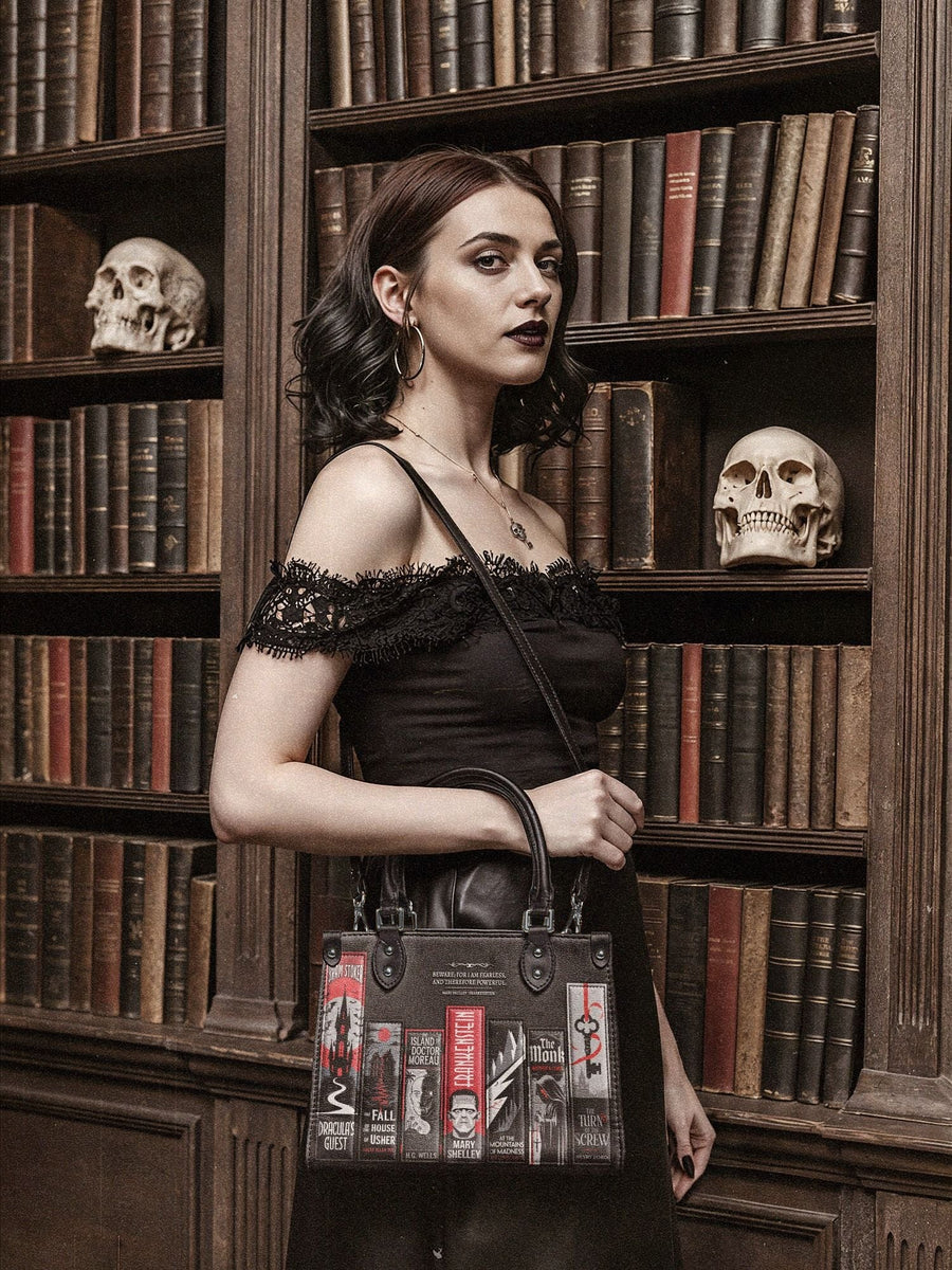 "The Fearless Collection" - Black Interior - Small Leather Handbag